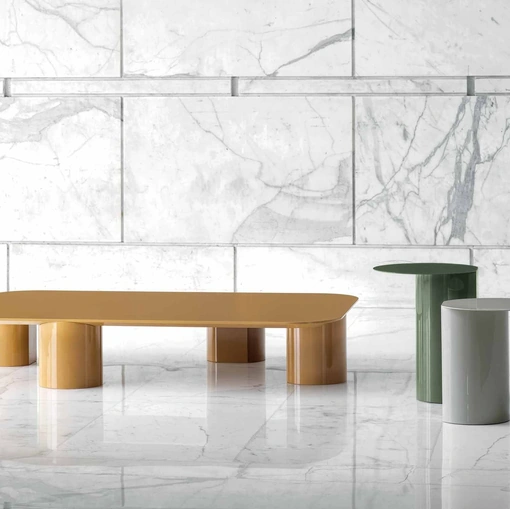 Tavolino Elly in laccato lucido di Frigerio