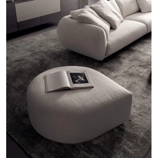 Pouf Drop in tessuto di Presotto