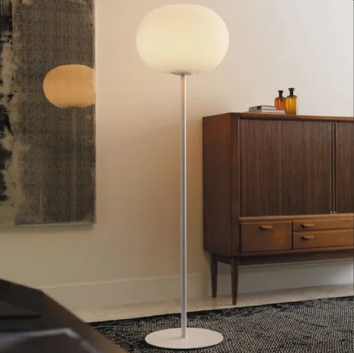 Lampada da terra Bianca Grande di Fontana Arte