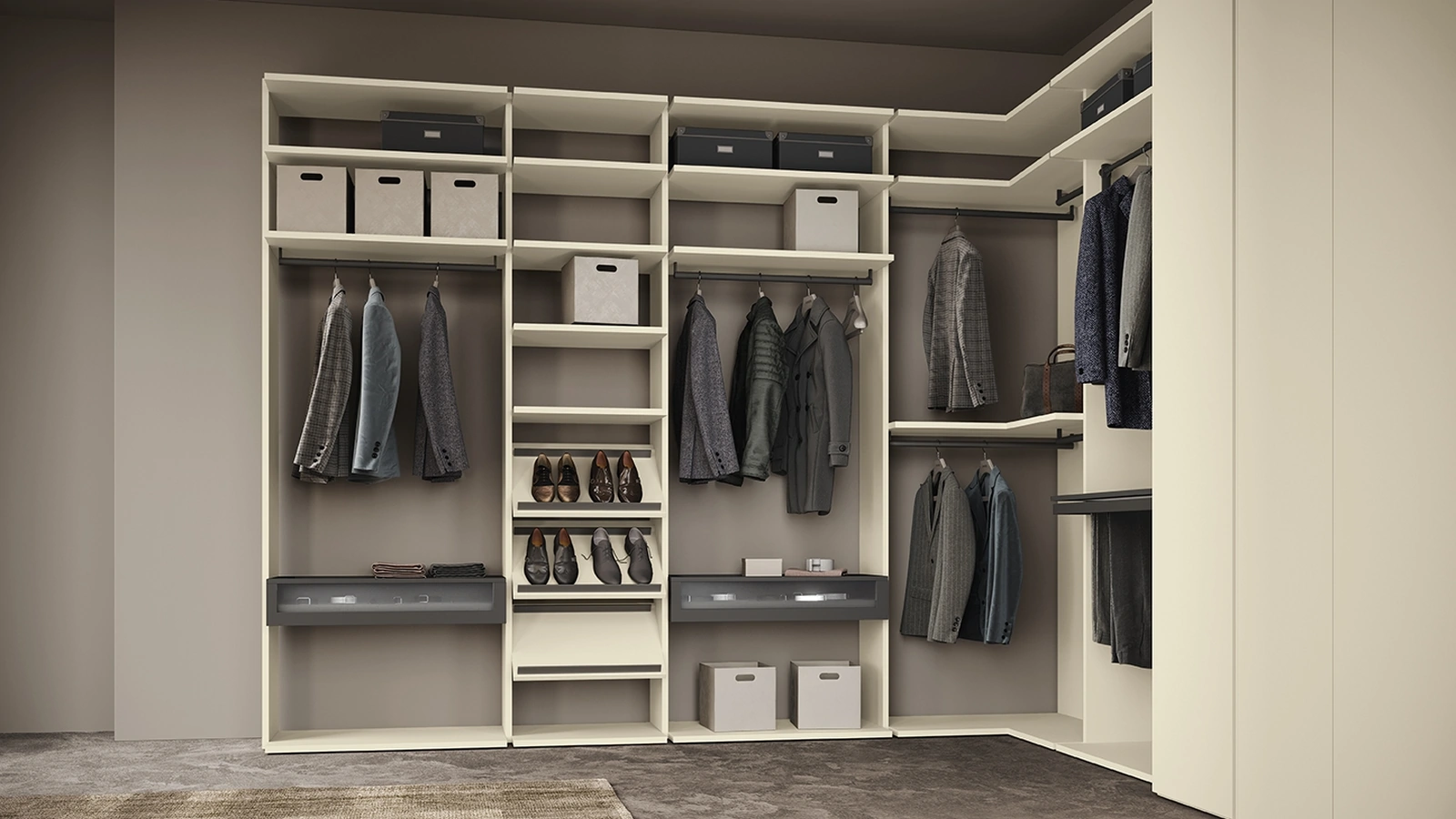 Cabina Armadio Flexo Golf Utility di Colombini Casa