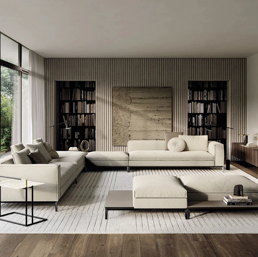 Divano angolare Taylor di Frigerio