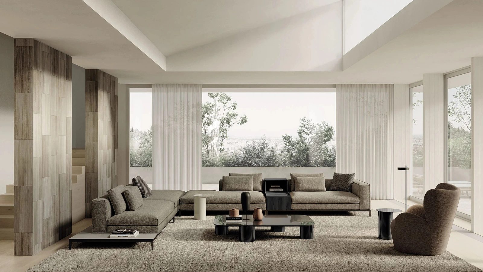 Divano angolare Taylor di Frigerio