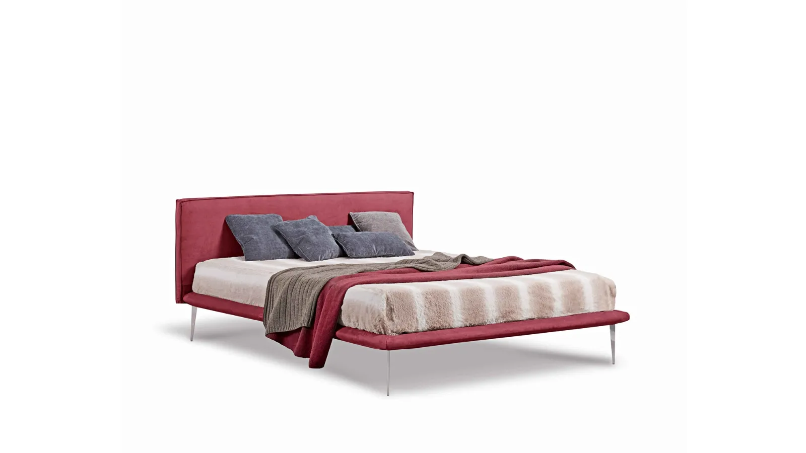 Letto in tessuto Trillo di Lettissimi
