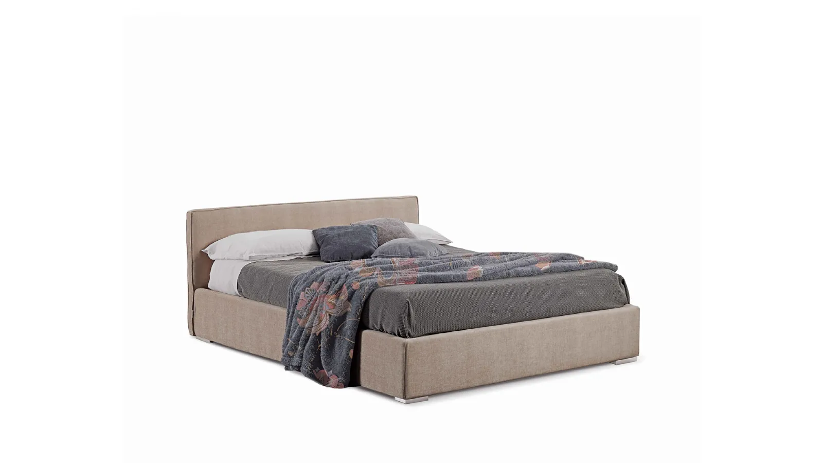 Letto in tessuto Trillo di Lettissimi