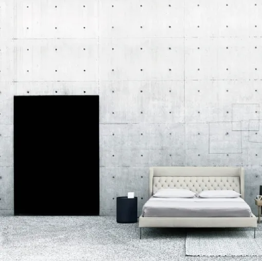 Letto in pelle Lipp Bed di Living Divani