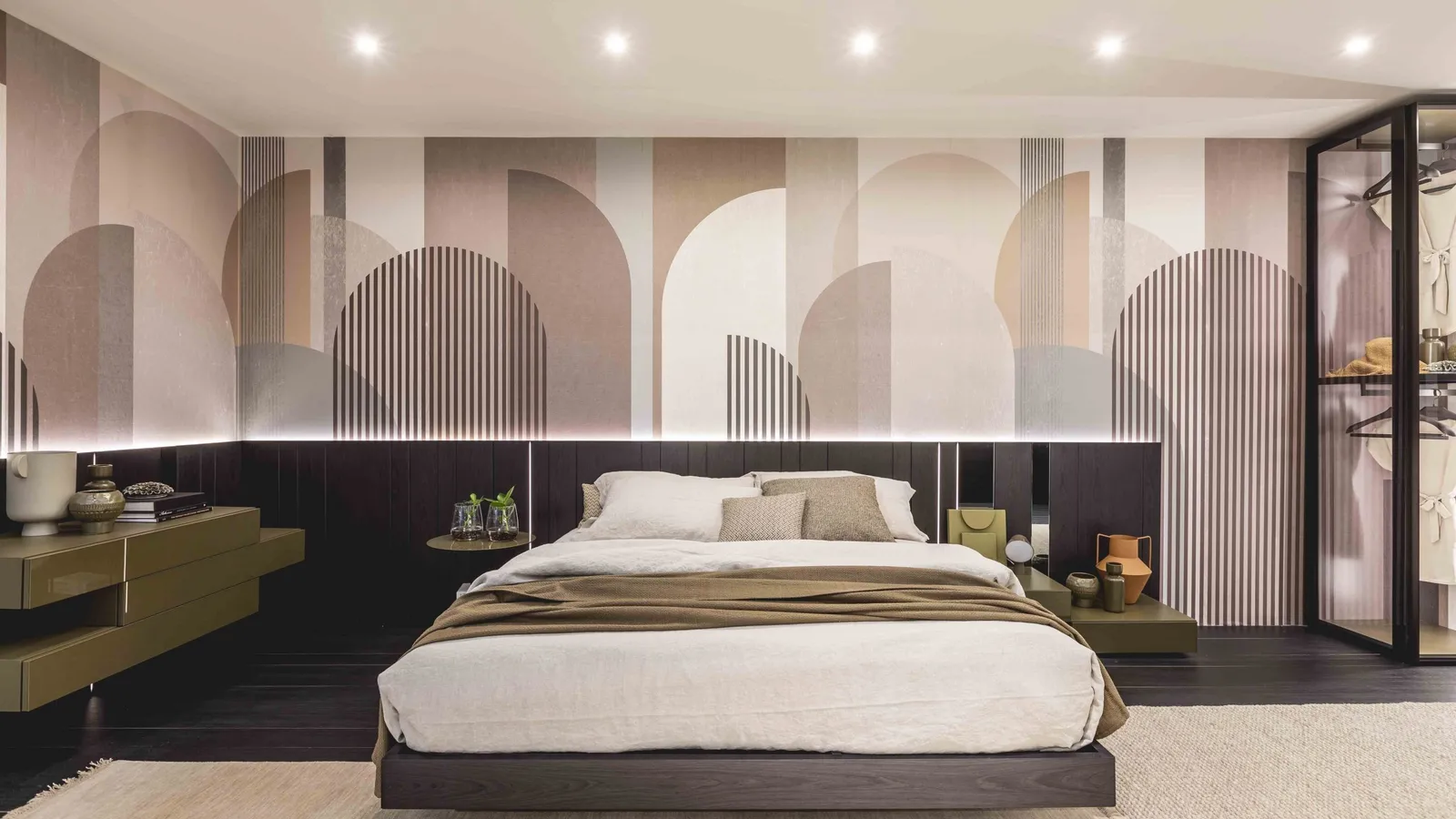 Letto Mill con testiera boiserie 03 di Tumidei