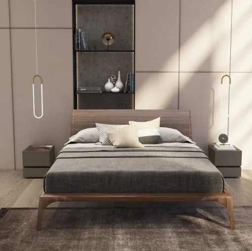 Letto in legno Relevè di Presotto