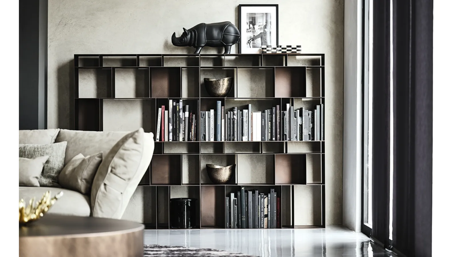 Libreria componibile Latitude di Cattelan Italia