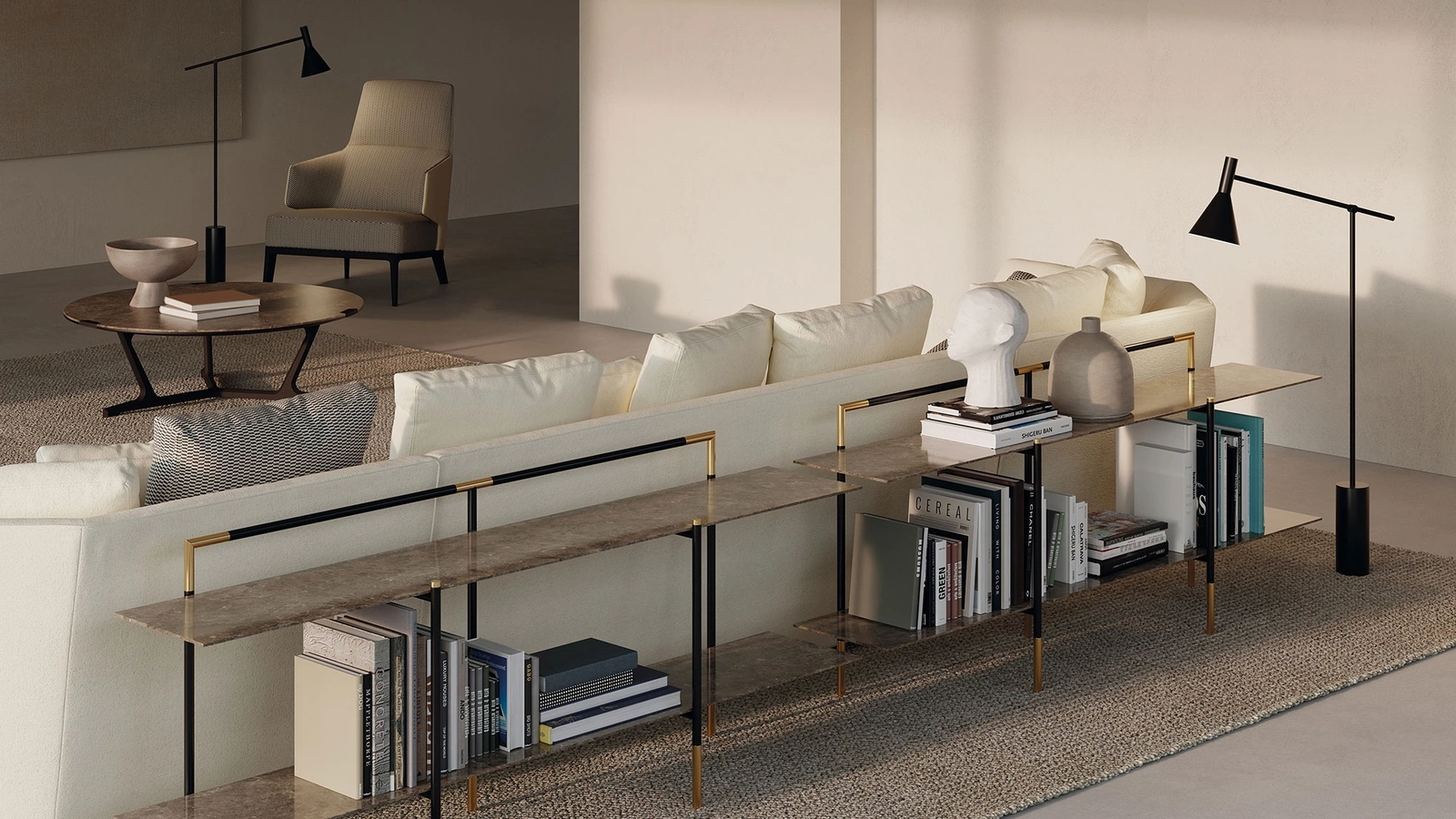Libreria freestanding Kevin di Frigerio