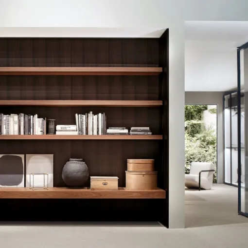 Libreria in legno Slider di Porro