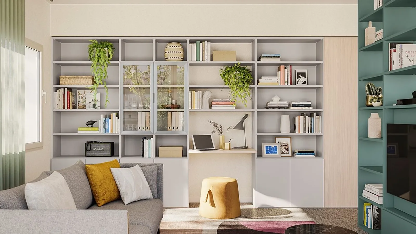 Libreria Utility Golf Infinity U05 di Colombini Casa