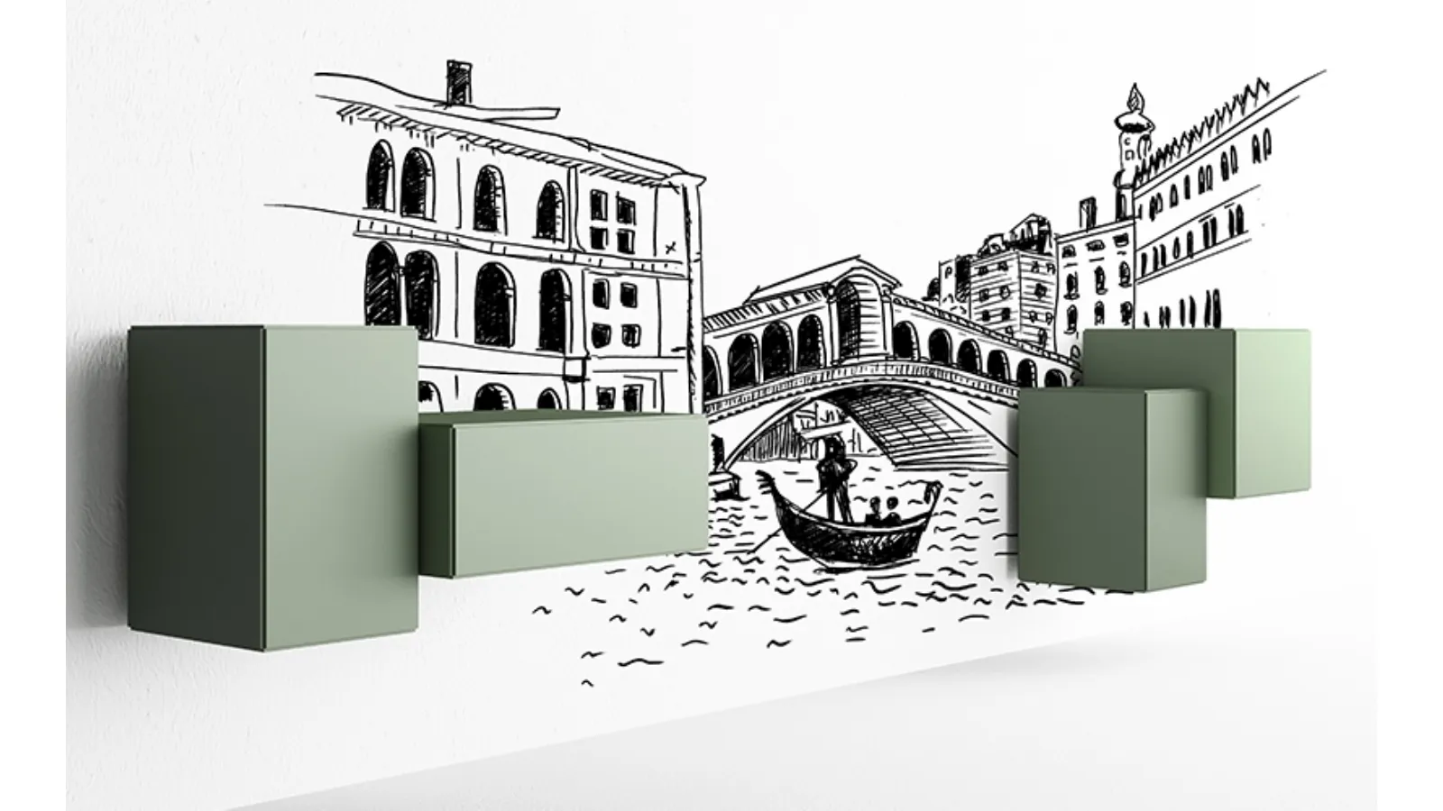 Mobile sospeso Little Italy Mini di Minotti Italia