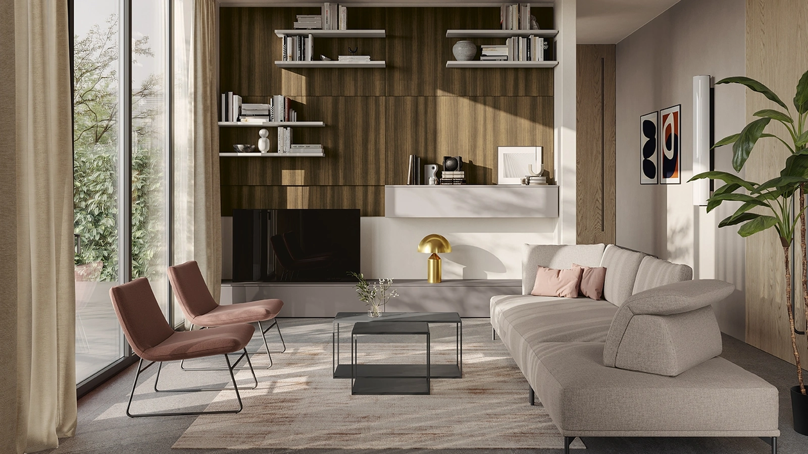 Parete Attrezzata Night & Day L07 di Colombini Casa