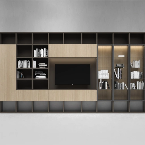 Parete Attrezzata Pari & Dispari C di Presotto