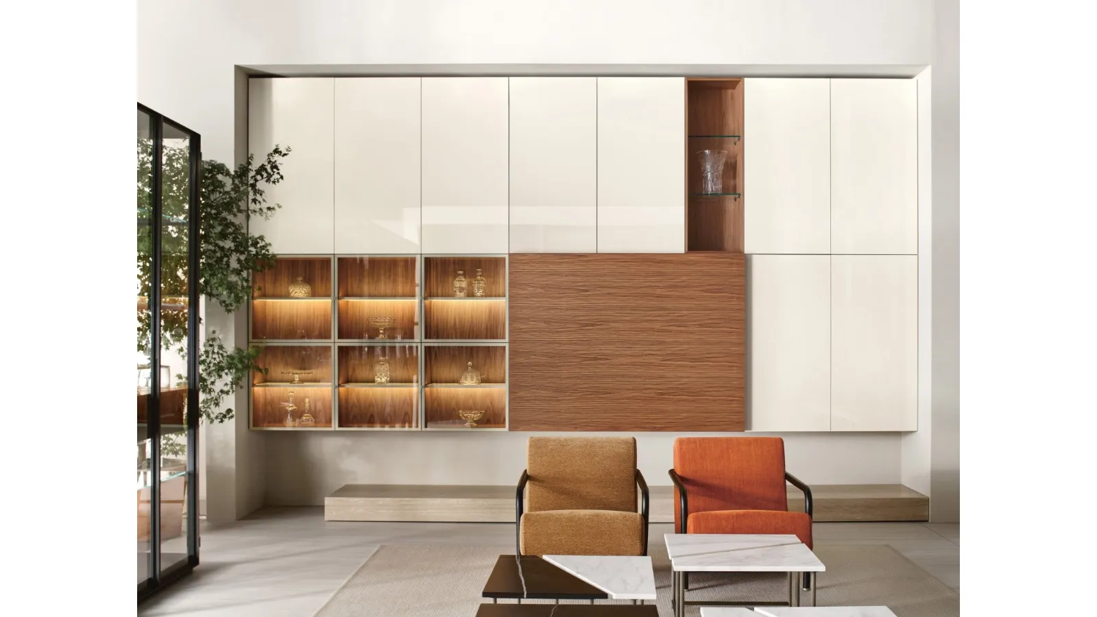 Parete Attrezzata Modern Living 07 di Porro