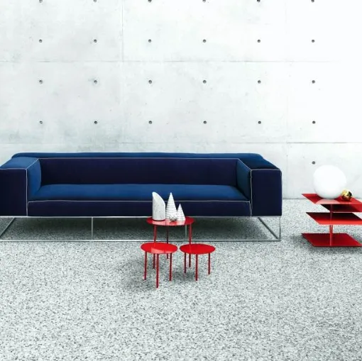 Divano lineare in tessuto Ile Club di Living Divani