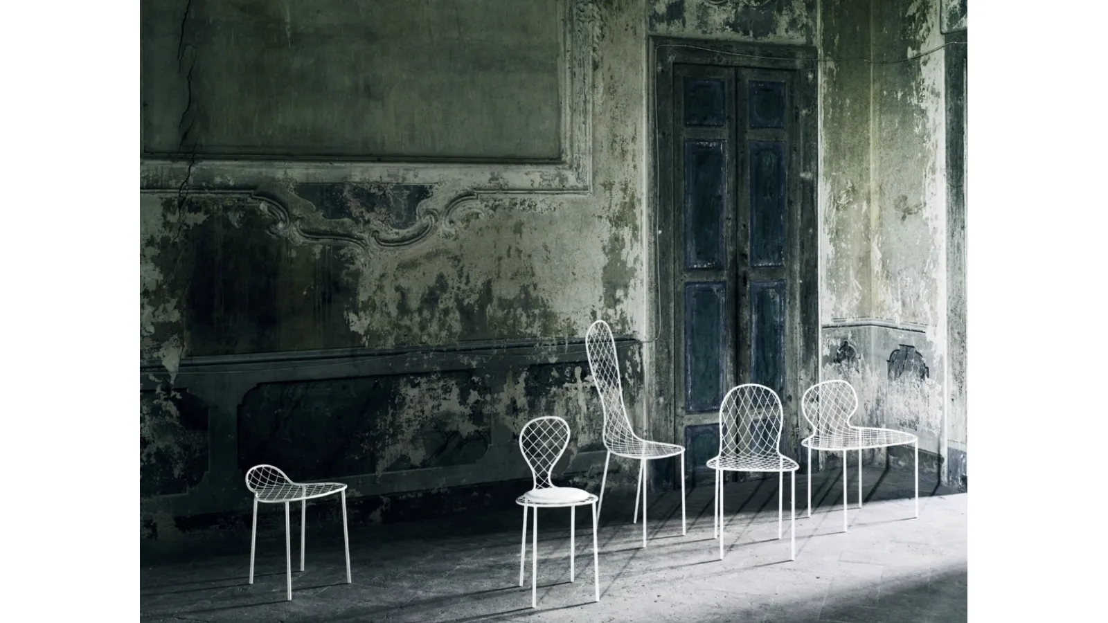 Sedia in metallo verniciato Family Chair di Living Divani