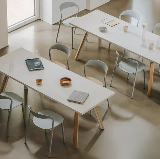 Sedia impilabile in polipropilene Hawi di LaPalma