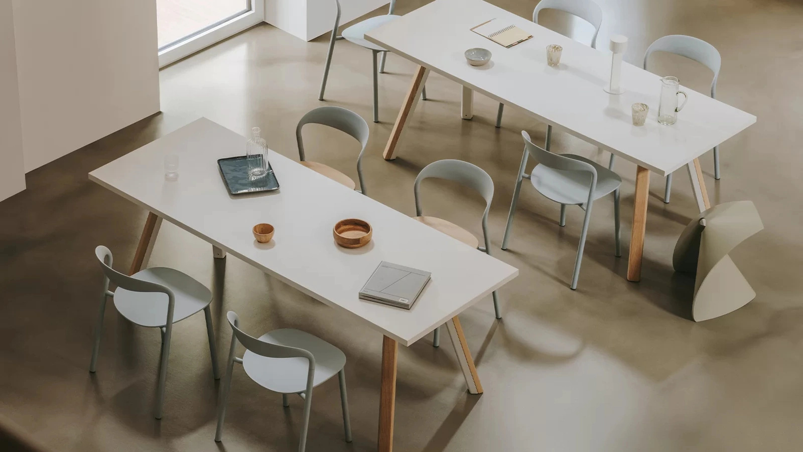 Sedia impilabile in polipropilene Hawi di LaPalma