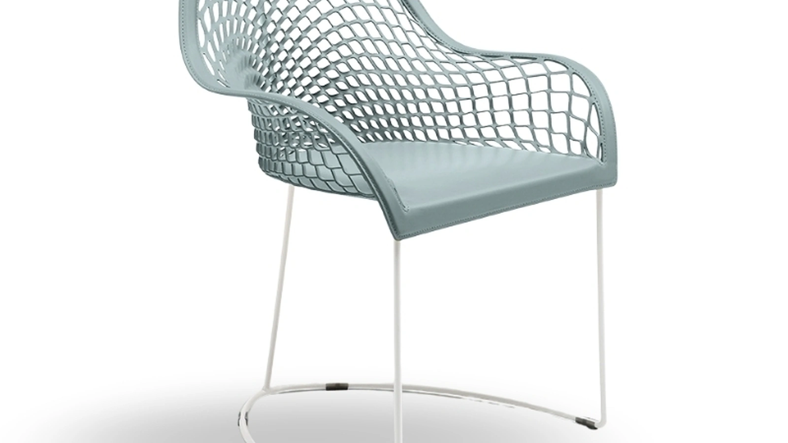 Sedia in cuoio Guapa di Midj