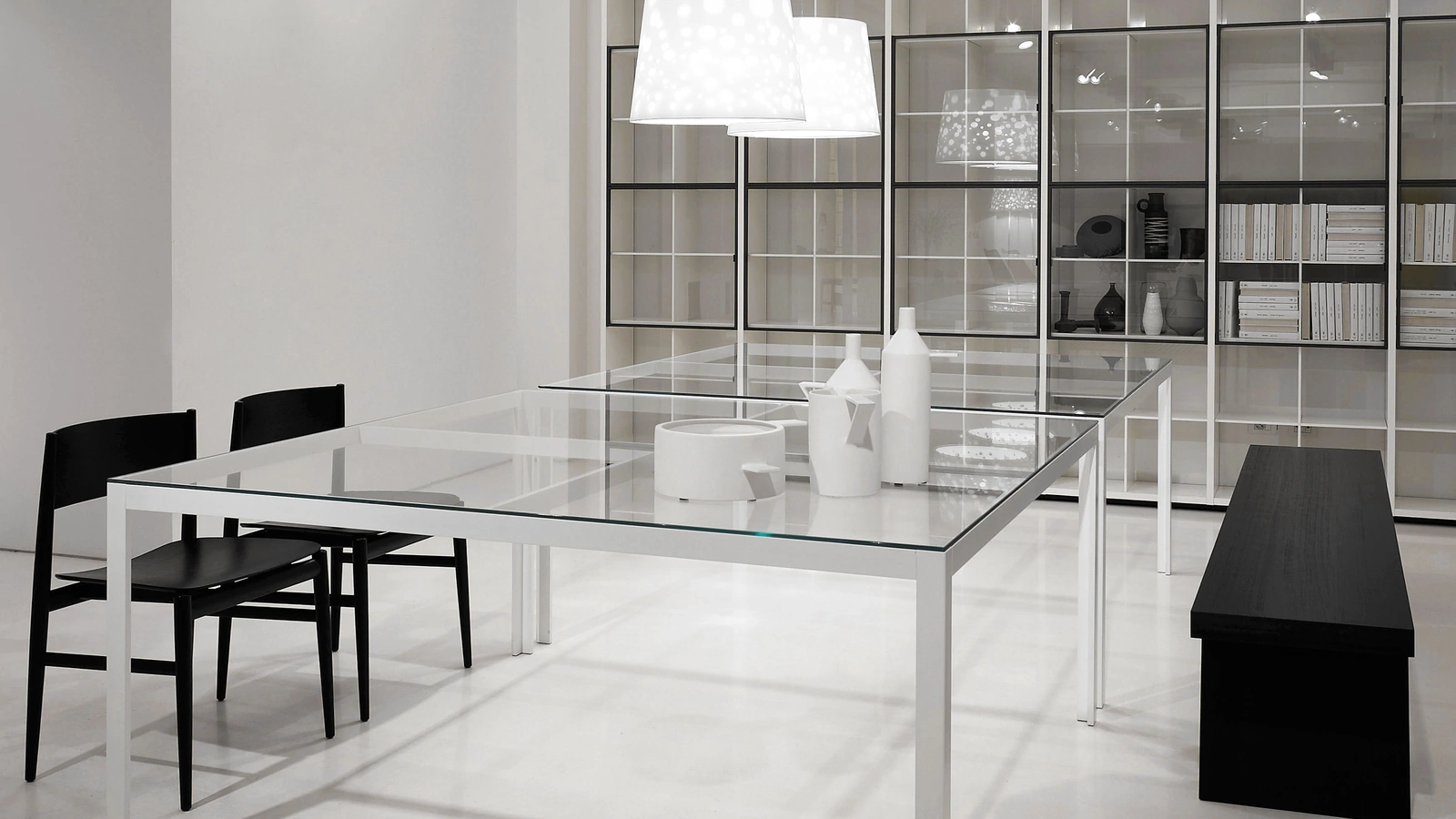 Tavolo Fractal-Vetro Porro