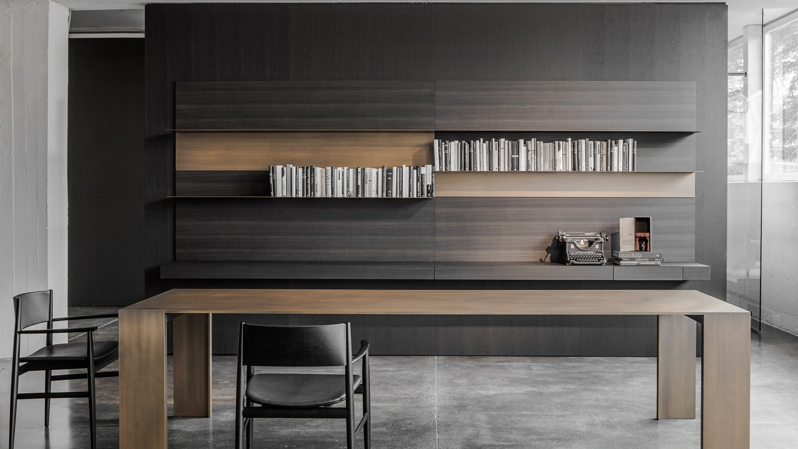 Tavolo rettangolare Metallico di Porro