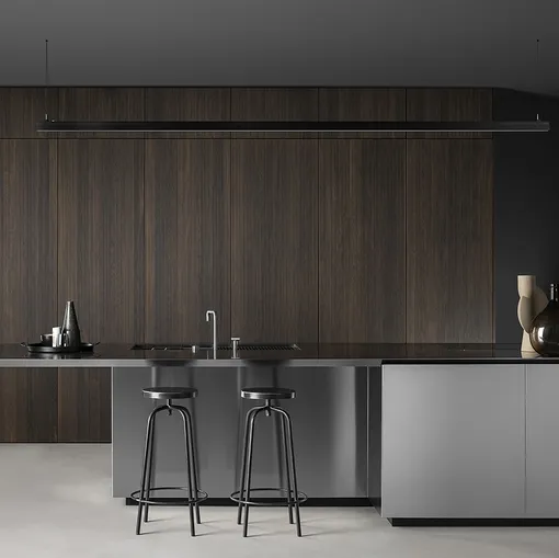 Cucina Design con penisola Linea Collection di Mittel