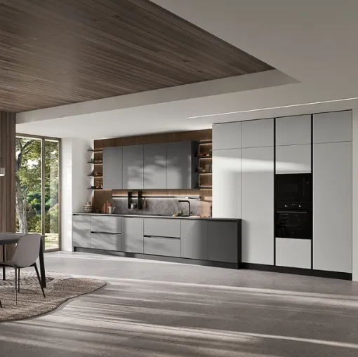 Cucina Moderna lineare Easy 10 di Ar-due
