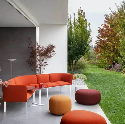 Divano da giardino in tessuto Add Componibile di LaPalma