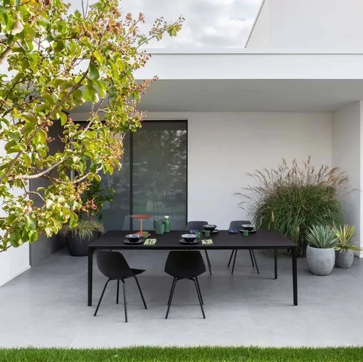 Tavolo da giardino rettangolare Add T con top in HPL di LaPalma