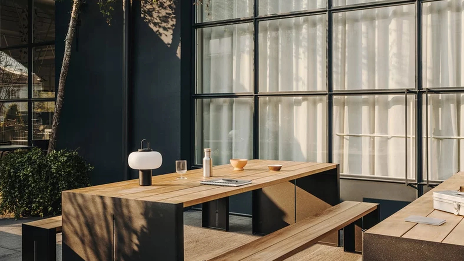 Tavolo e Panca da giardino Panco di LaPalma